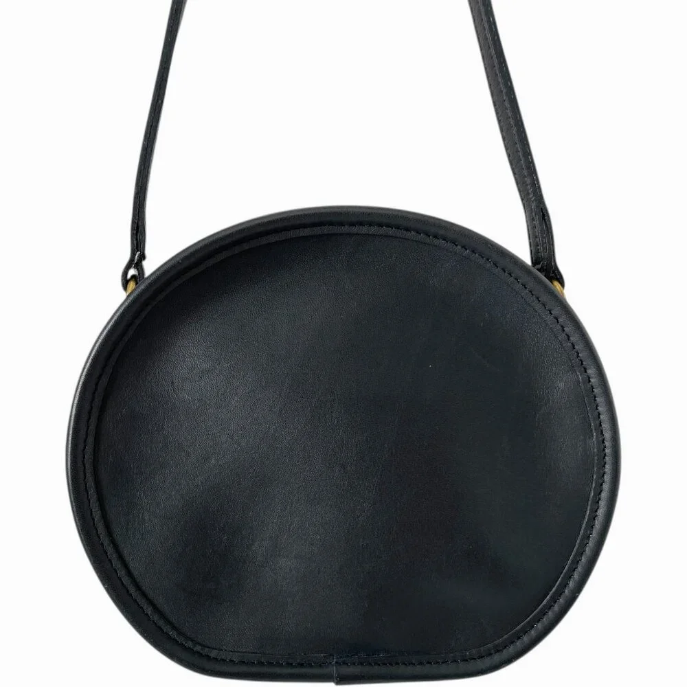 Coach Vintage Blue Leather Canteen Crossbody Bag USA 9982 Glove Tanned Classic - Picture 2 of 8